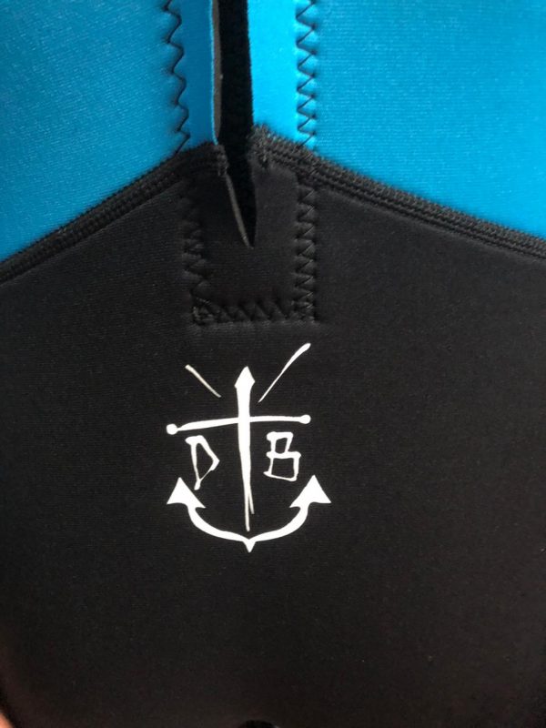 Deadbeat Slacker 4.3 mm Back Zip Esmeralda Negro Blanco - Imagen 5