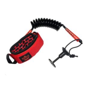 Leash VS 8 mm Negro Rojo- Pita Negra