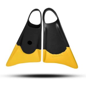 Aletas Churchill Makapuu Goma Malasia Yellow-Black