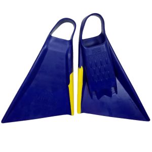 Aletas Delta Viper Fins Azul Amarillo
